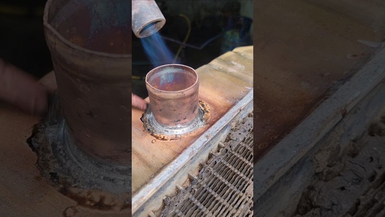 radiator pipe soldering 