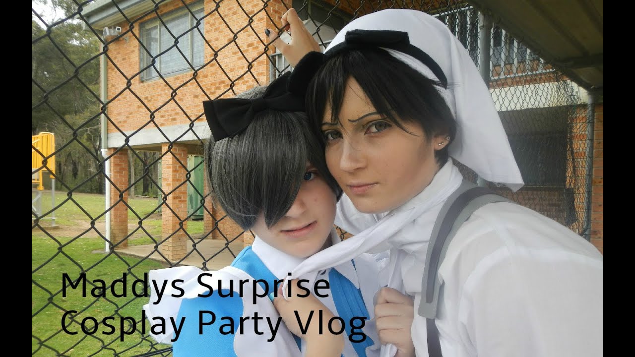 Maddys surprise cosplay party vlog