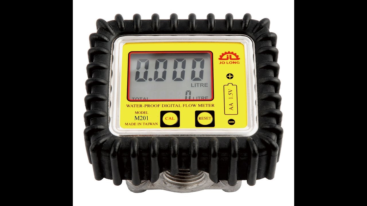 How to adjust the digital flow meter