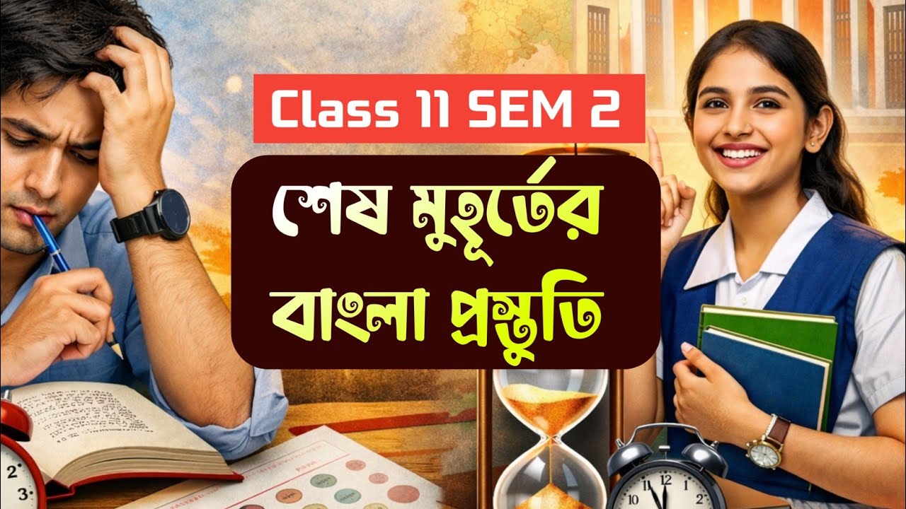 Class ১১ Sem ২ বাংলা পরীক্ষা দিতে যাওয়ার আগে অবশ্যই পড়ে নাও এই প্রশ্নগুলি 