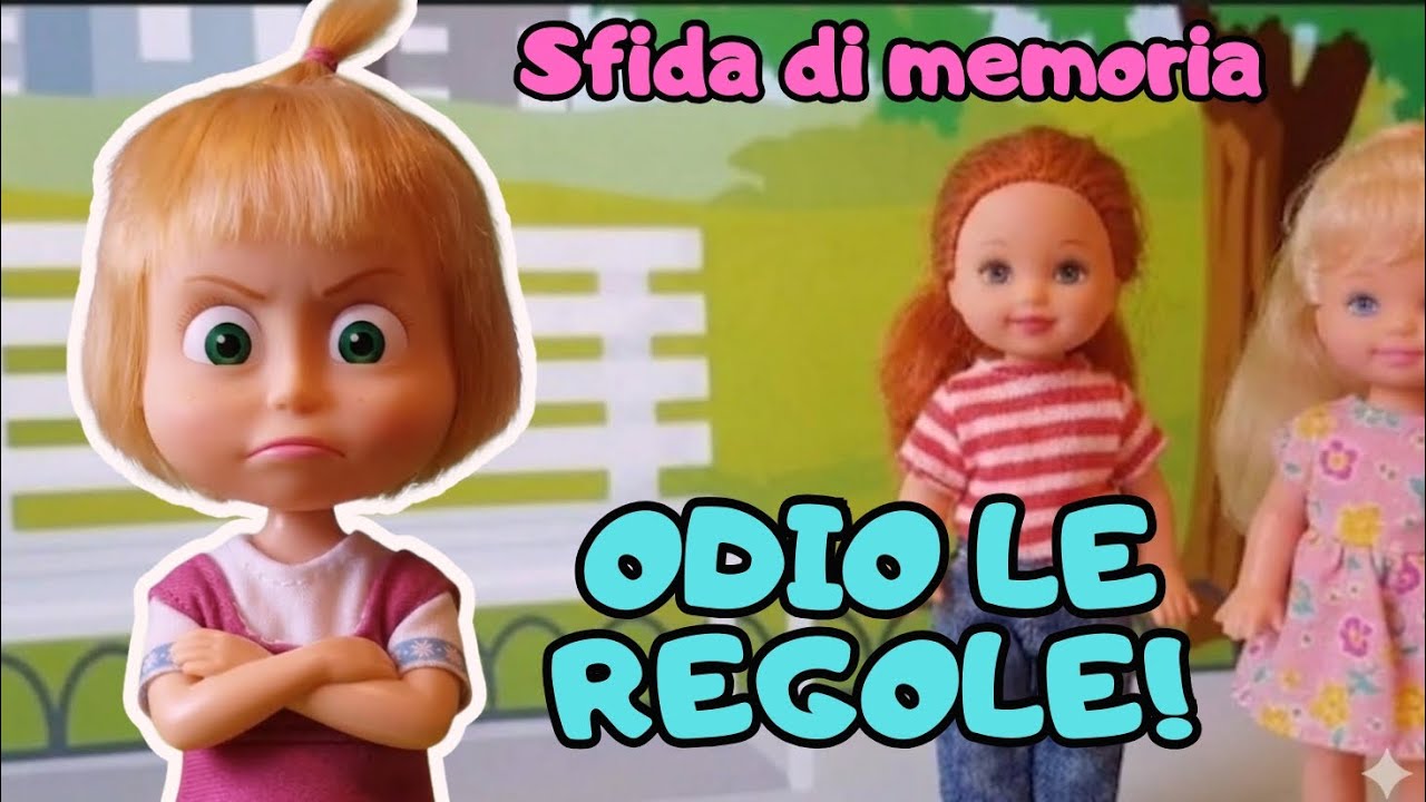 Masha odia le regole!( sfida di memoria)