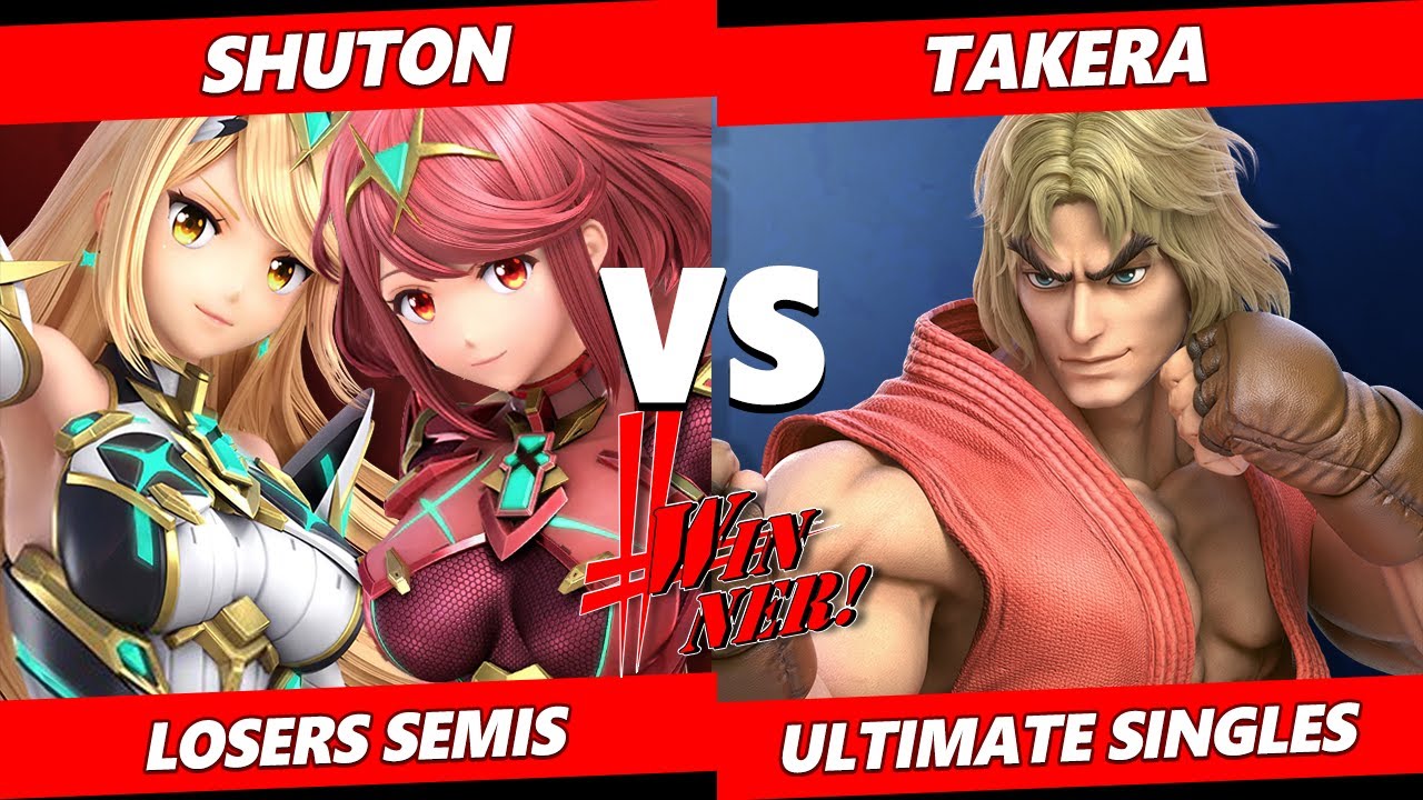 WINNER! #5 Losers Semis - takera (Ken) Vs. Shuton (Pyra Mythra) SSBU Ultimate Tournament