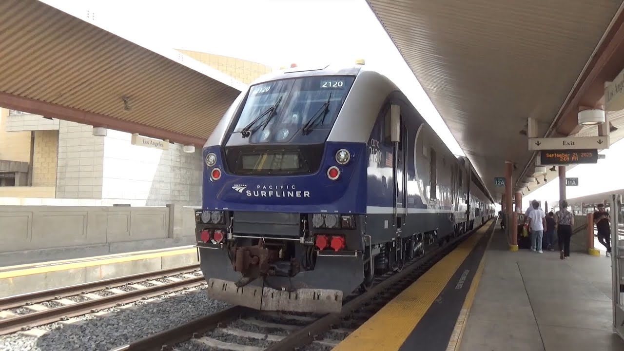 Heavy Passenger Rail Traffic at LA Union Station