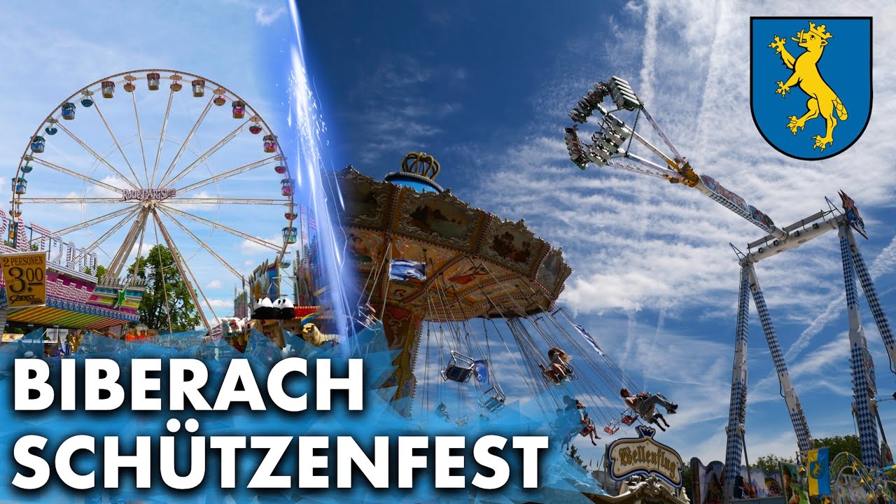 Biberacher Schützenfest 2024 | Die Fahrgeschäfte auf dem Vergnügungspark Gigelberg
