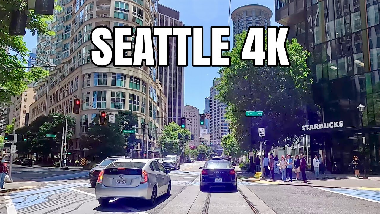 Downtown Seattle 4K Drive Tour