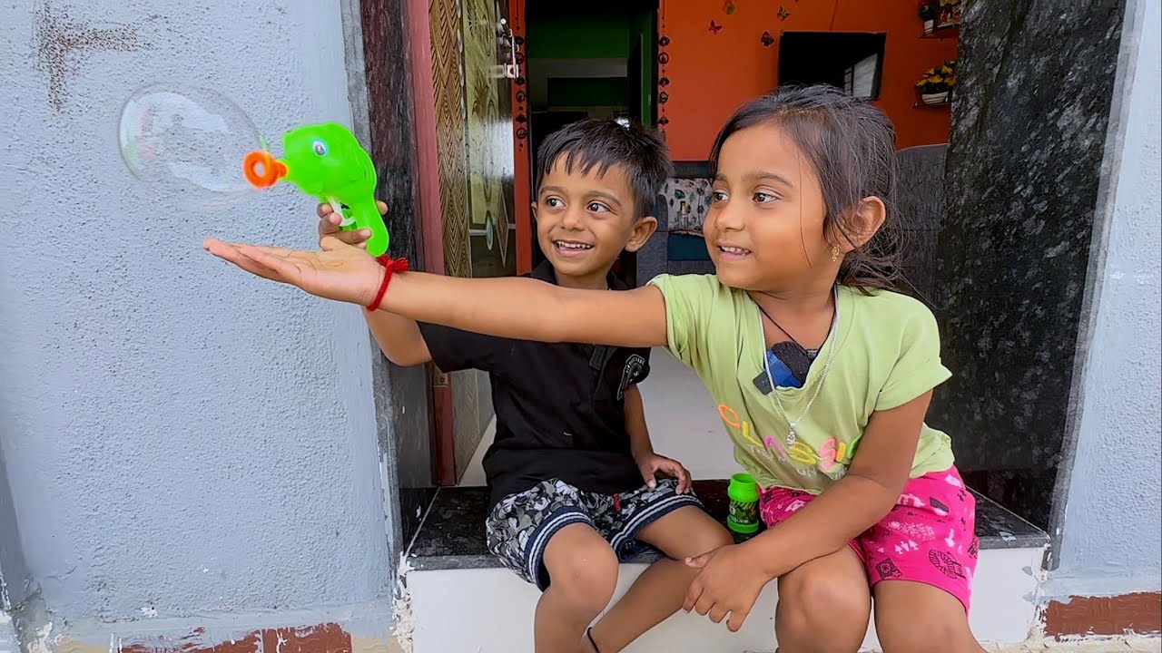 माऊली ची bubble gun वरून झालं भांडण 😳