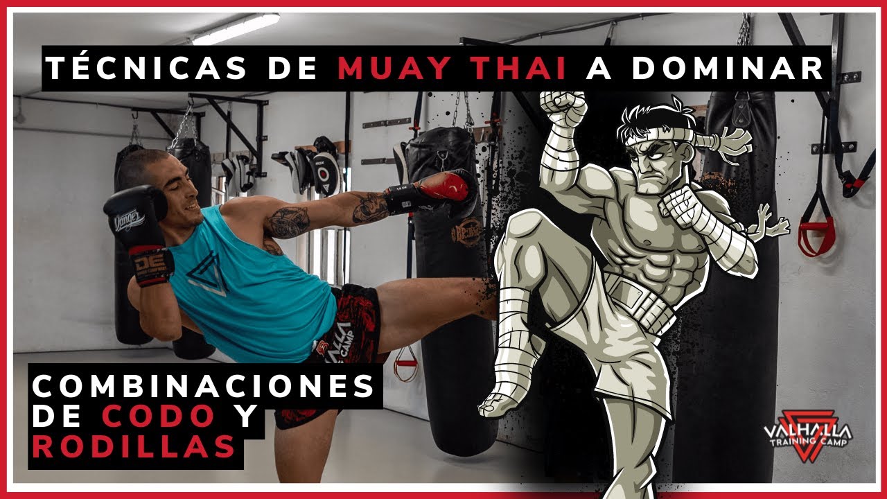 🥊 Clase de Muay Thai 💥 3 Técnicas para hacer en pareja con guantes o paos 🦵