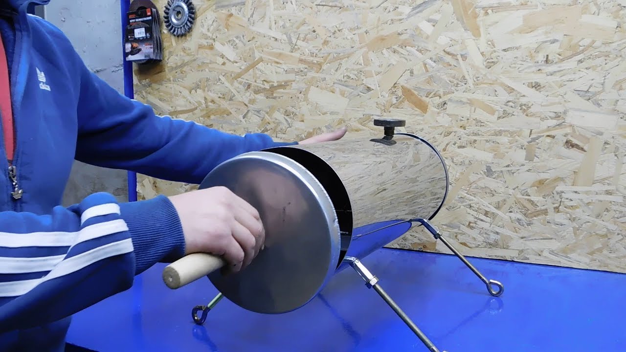 Коптильня из нержавеющей трубы!