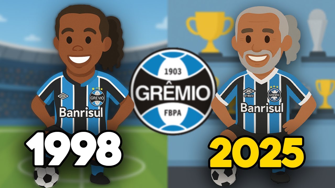 SIMULEI O GRÊMIO DE 1998 A 2025 NO WORLD SOCCER CHAMPS