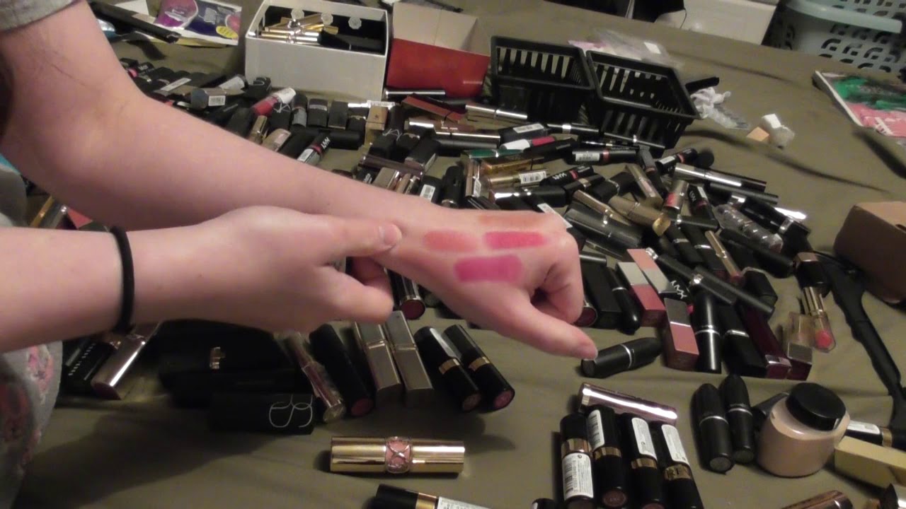 Makeup Declutter 2018 | All Lipstick Part 1