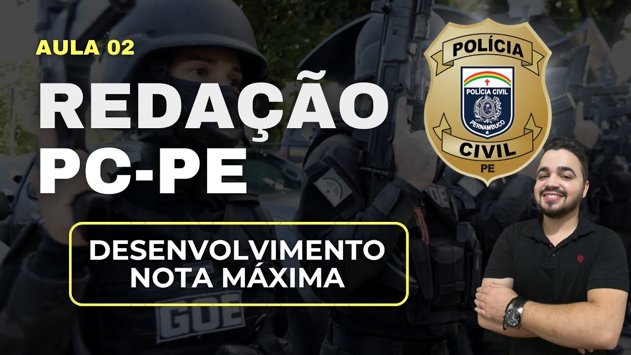 🟢 PCPE (Cebraspe): Aprenda a escrever a reda&ccedil;&atilde;o em 07 minutos / Prof. Fagundes - Reda&ccedil;&atilde;o Pontual