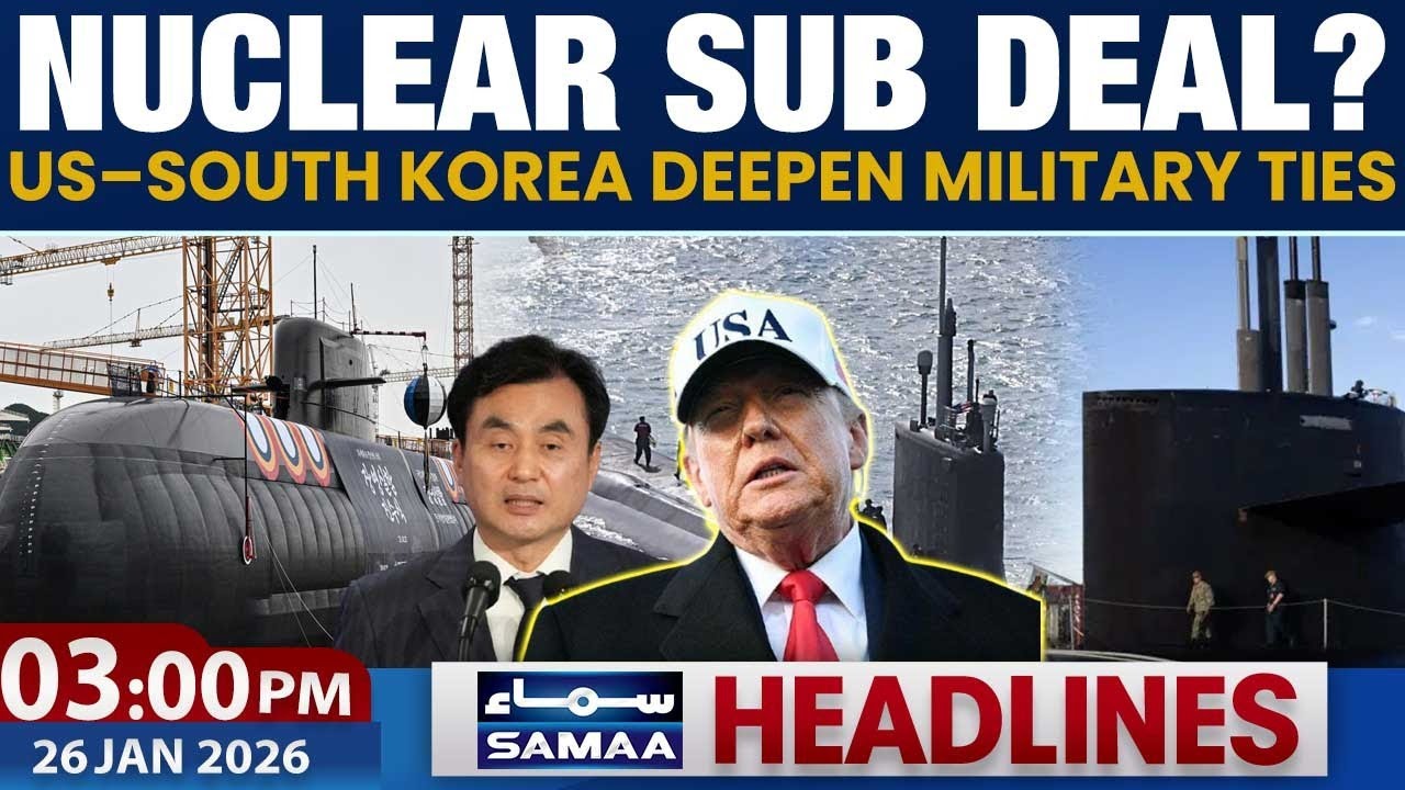 Nuclear Sub Deal? |  US–South Korea Deepen Military Ties | 03PM News Headlines
