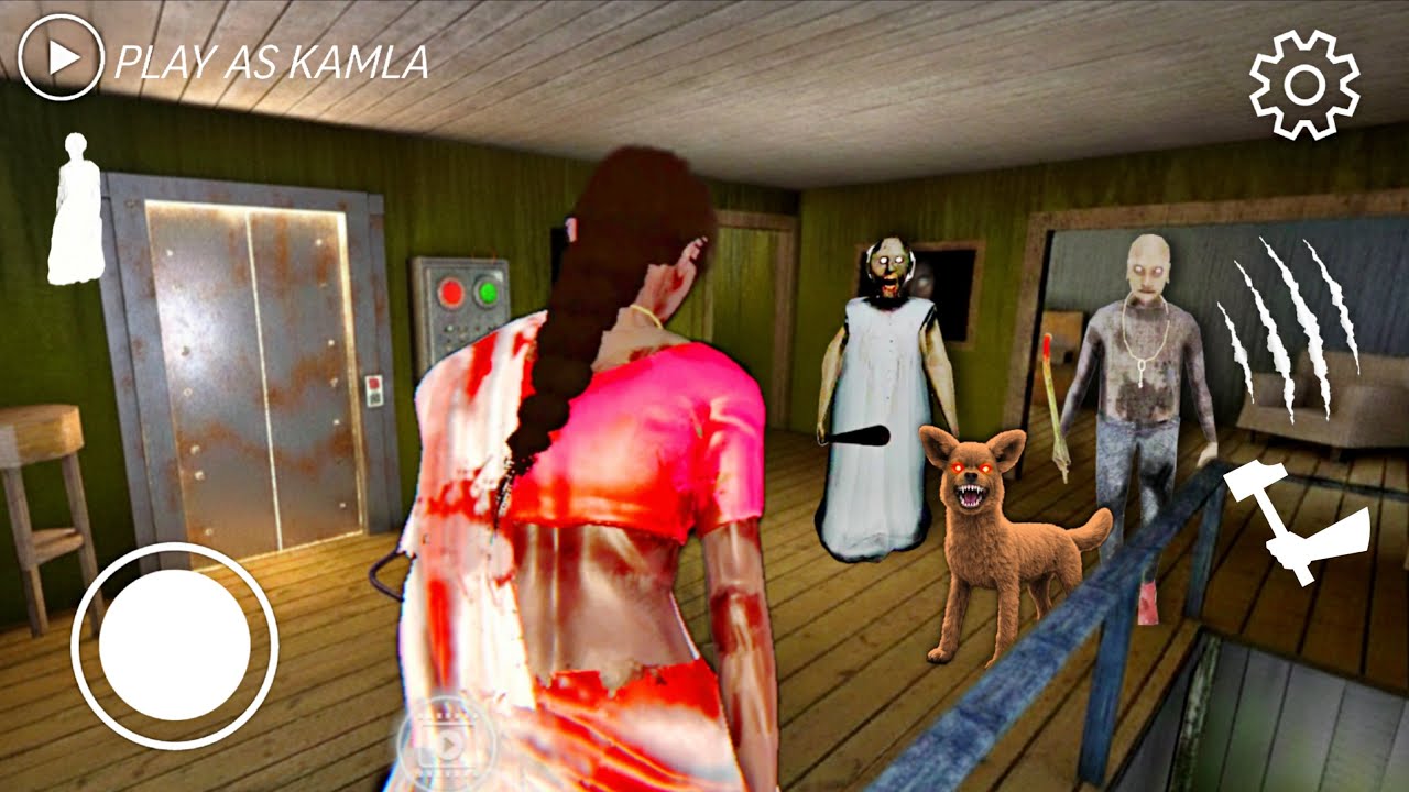 PLAYING AS KAMLA IN GRANNY 2 RETURN || KAMLA FOUND A SECRET ELEVATOR ESCAPE