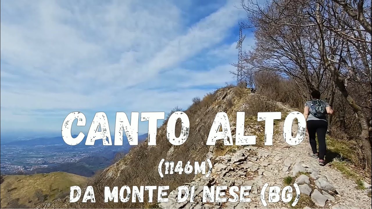 (01D) Canto Alto (1146m) da Monte di Nese (BG) 