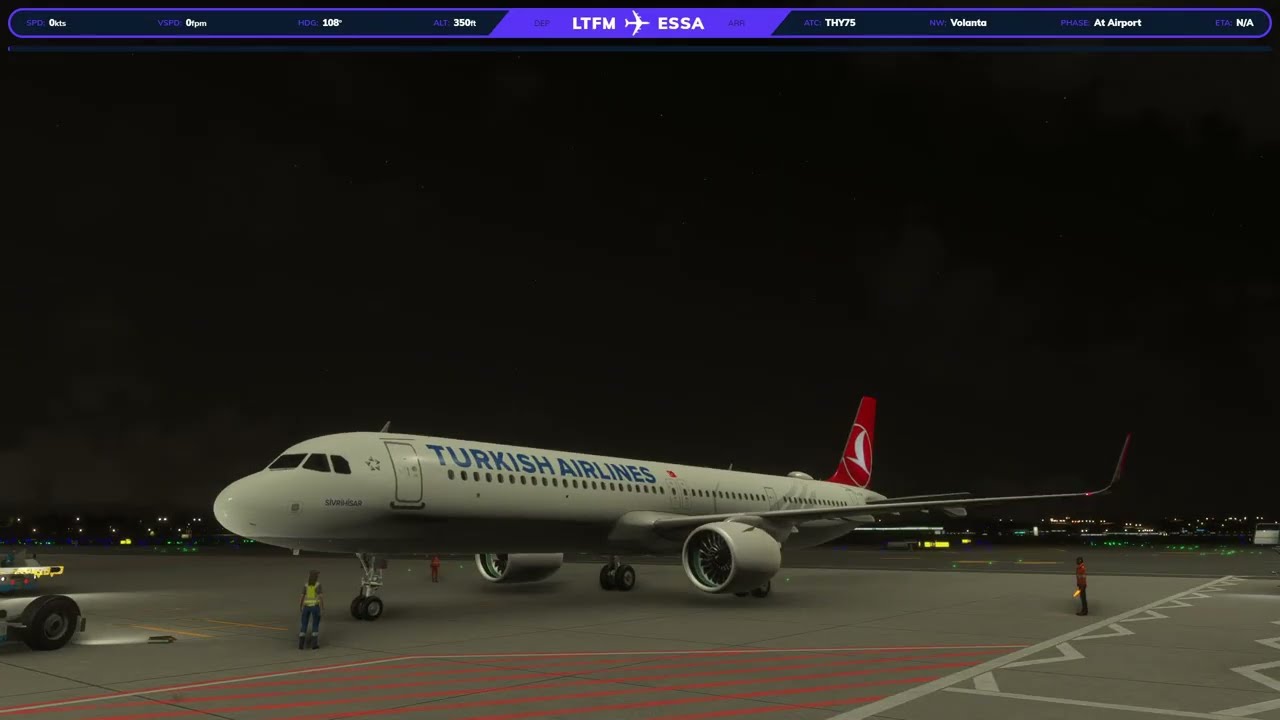 Airbus A321 Neo✈︎İstanbul ✈︎ Stockholm ✈︎  \Vatsim