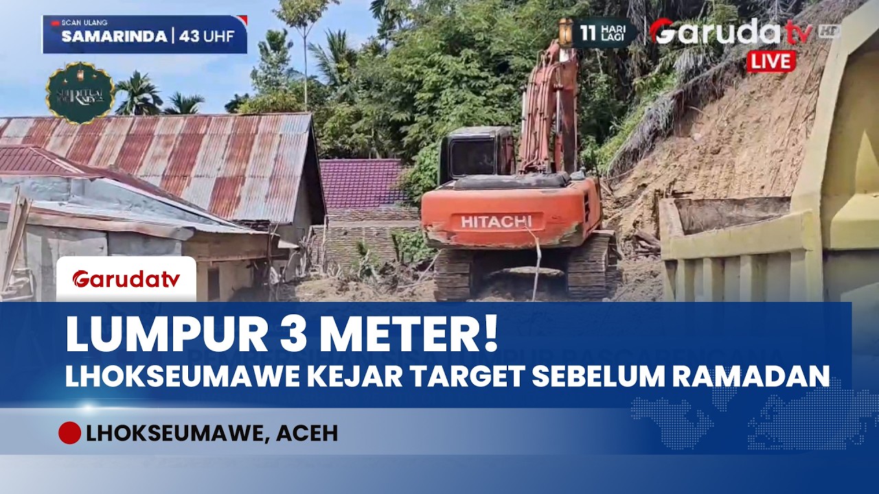 Kejar Target Sebelum Ramadan! Pemkot Lhokseumawe Kebut Pembersihan Lumpur Longsor Setinggi 3 Meter
