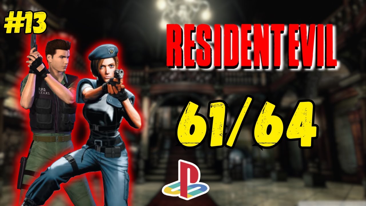 Rumo à Platina em Resident Evil (PS1) – #RetroAchievements AO VIVO! 🔫