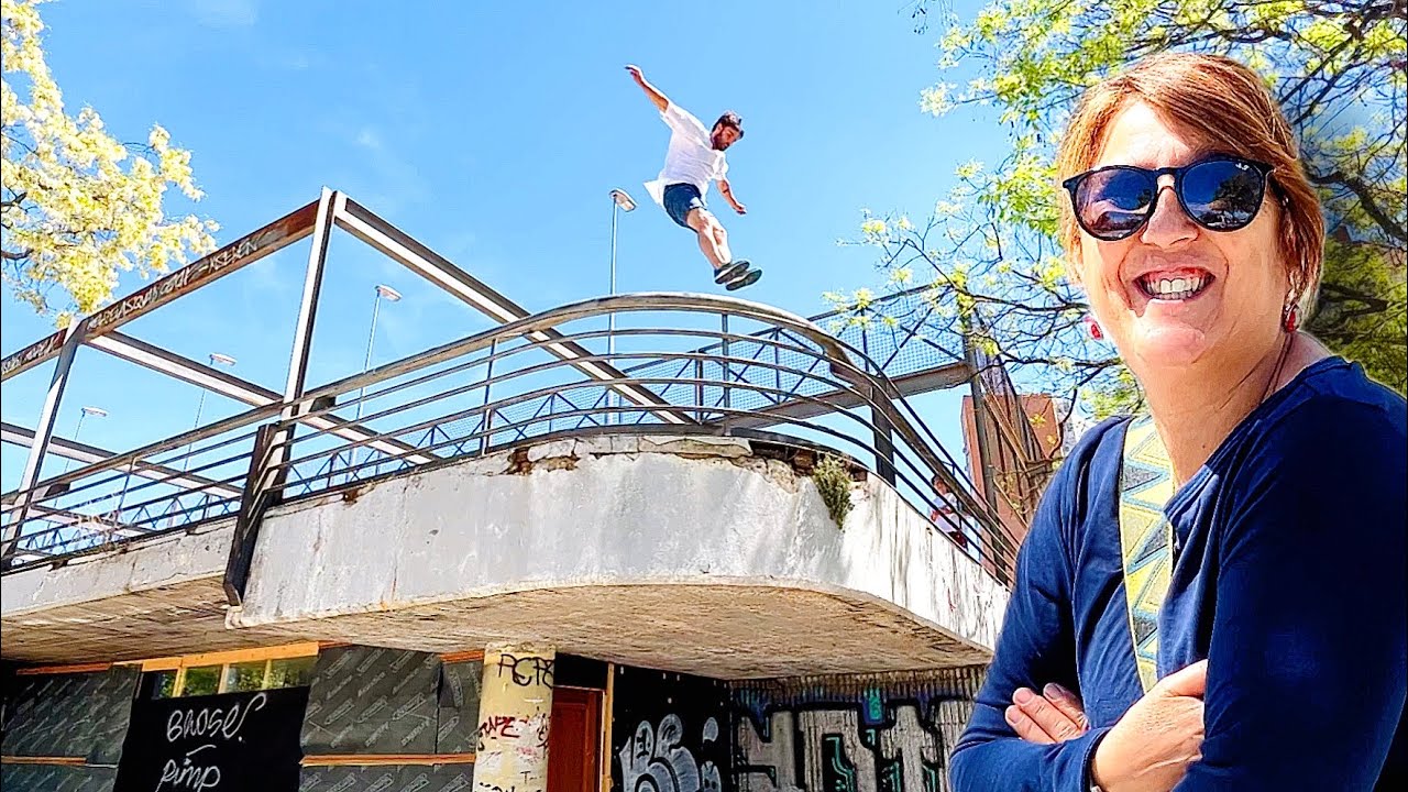 IMPRESIONÉ A ESTA SEÑORA CON ESTE SALTO🙏✨