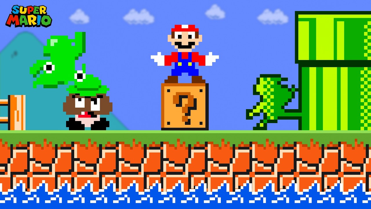What if Mario Can’t Touch the Color GREEN in Super Mario Bros?