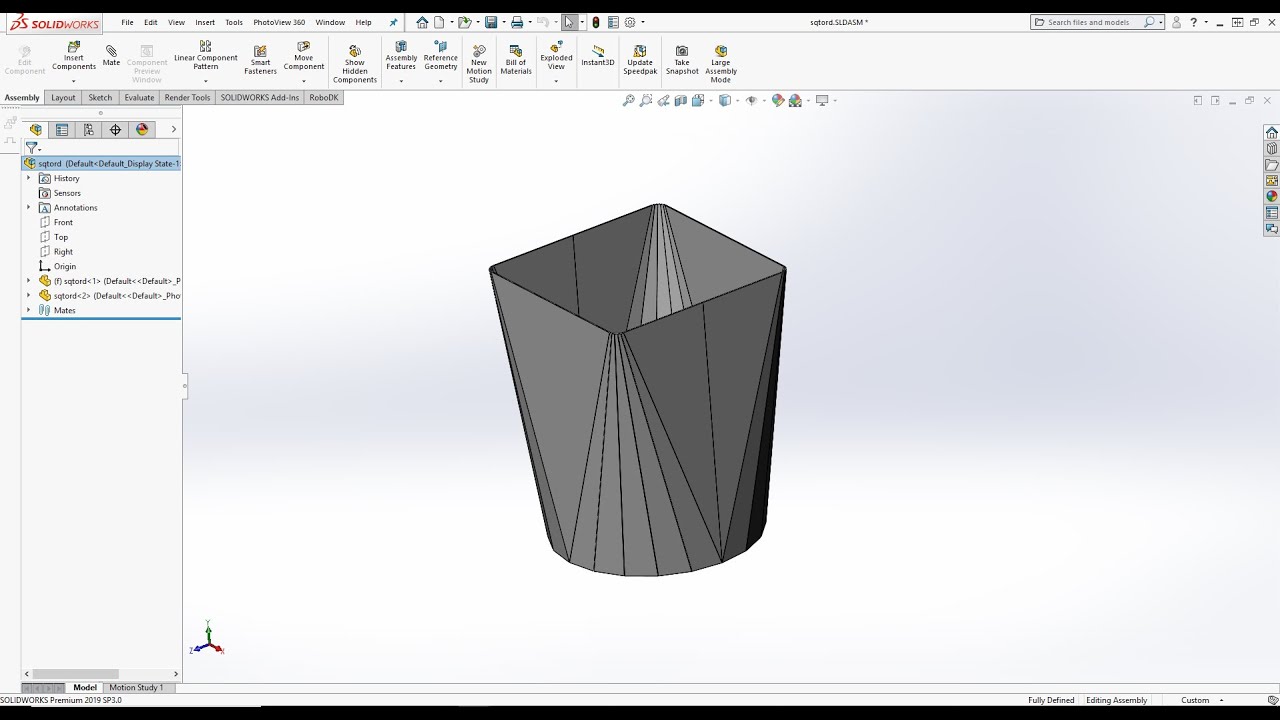 Solidworks - Tutorial on How to Draw a Square to Round Sheet Metal Transition