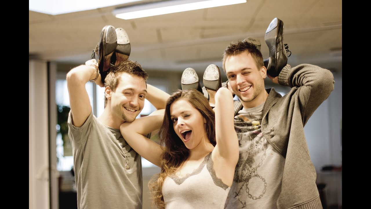 SLYDE training - Edwige Larralde, Dorel and Costel Surbeck - Tap Dance