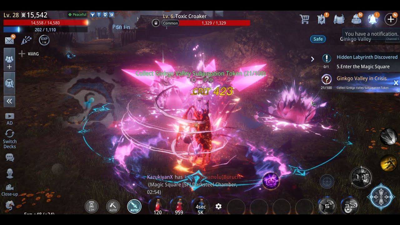 Darkist New Class in MIR4 Gameplay Part 4 (Request and Current CRIT) | Kazukiyan