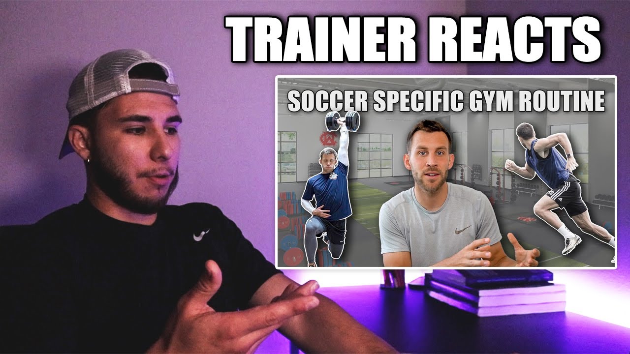 Trainer Reacts To Become Elite's Soccer Specific Gym Routine
