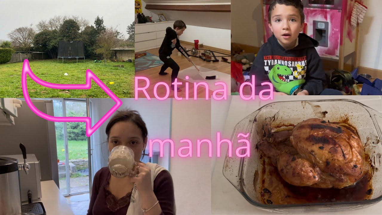 As crianças não foram para a escola?/Não consegui passar roupa.Rotina da manhã de uma dona de casa.