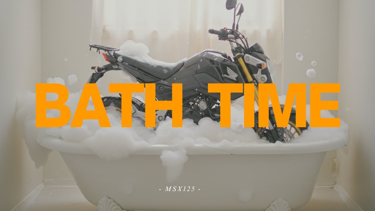 Decontamination of a Honda Grom (MSX125)