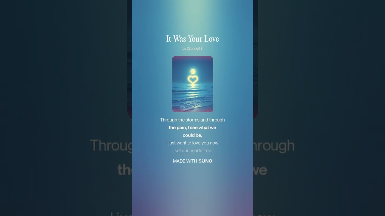 It Was Your Love.Original lyric vidio Love song New 2025