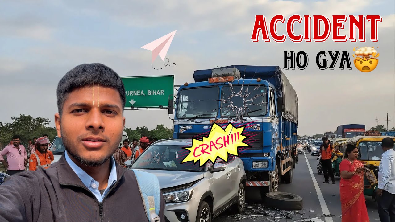 ACCIDENT ho gya🤯 Bach gye sab😮‍💨 | Rahul kashyap vlogs | SUBSCRIBE👇