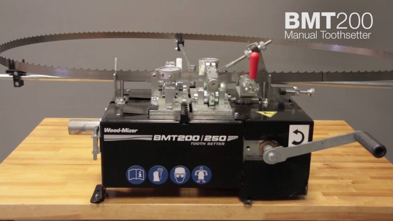 BMT200 Manually operated Dual Tooth Setter for bandsaw blades