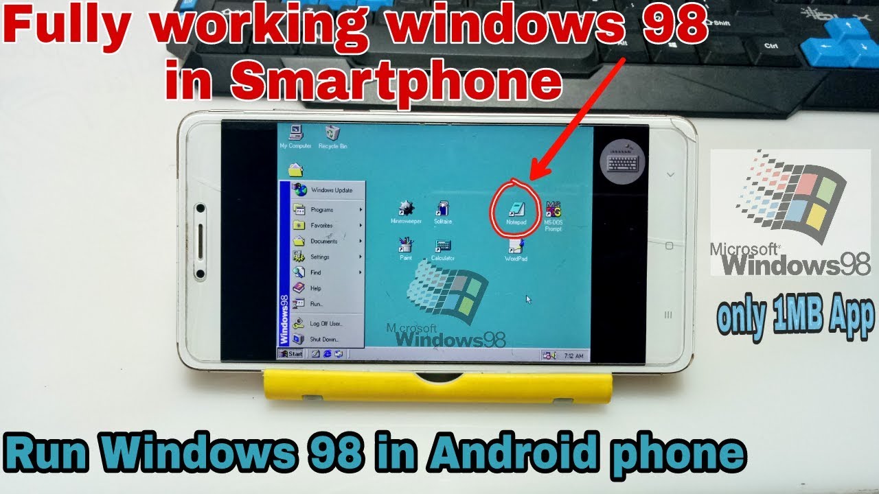 Как запустить Windows 98 на телефоне Android | Симулятор Windows 98 Apk | Windows на Android