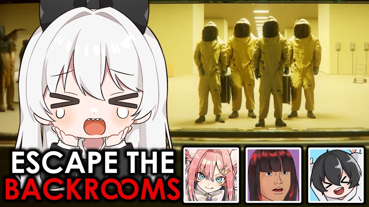 【紅月】Escape the Backrooms 四人小隊繼續勇闖後室 #3