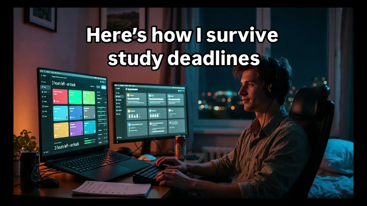Here’s how I survive study deadlines