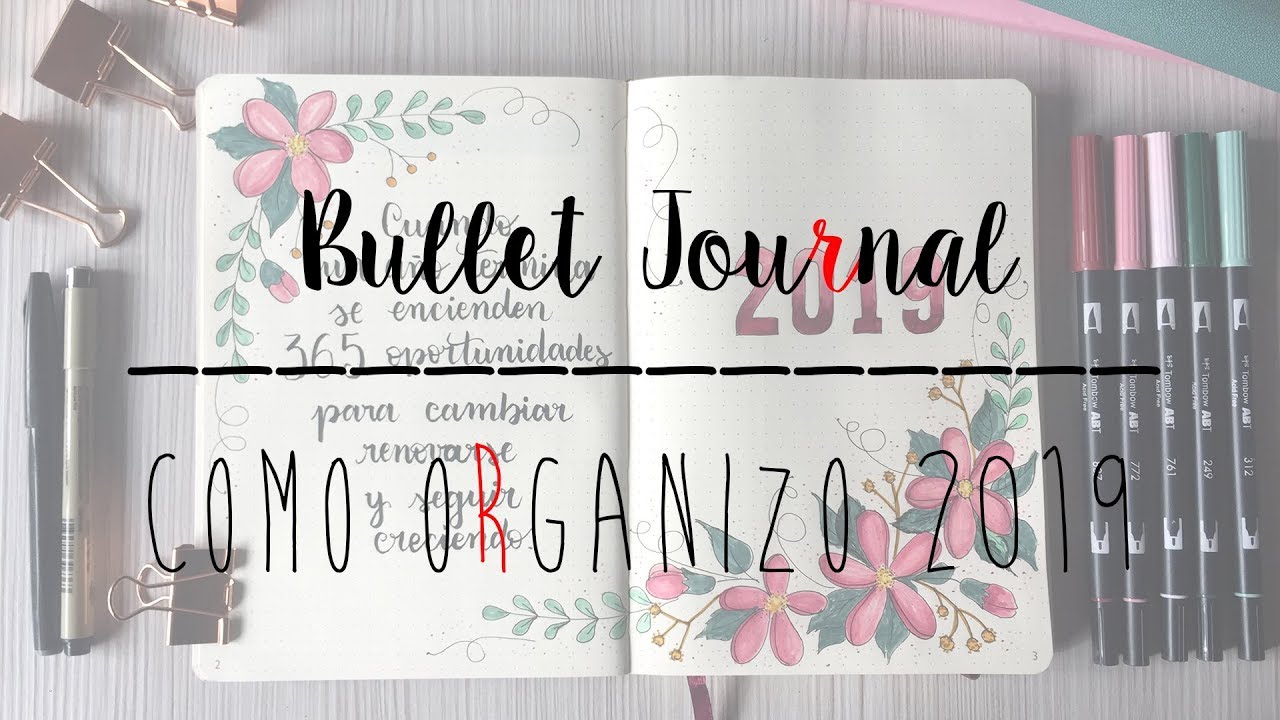 BULLET JOURNAL SETUP 2019 [TresTulipanesRojos]