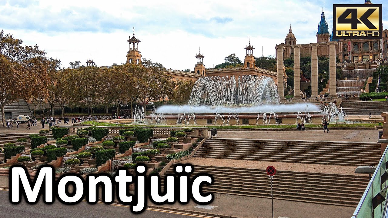 MONTJUIC. Barcelona - España [4K]