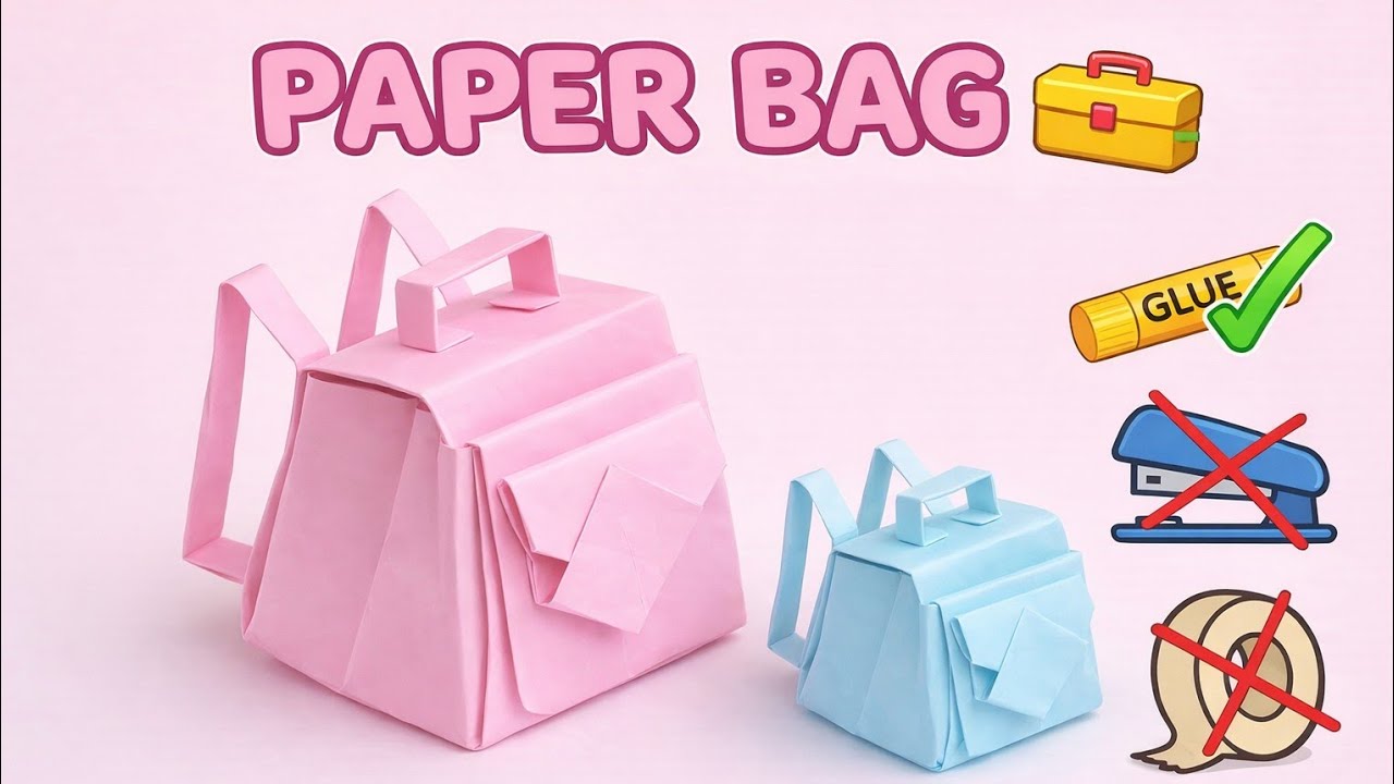 How to make a paper bag 🧰