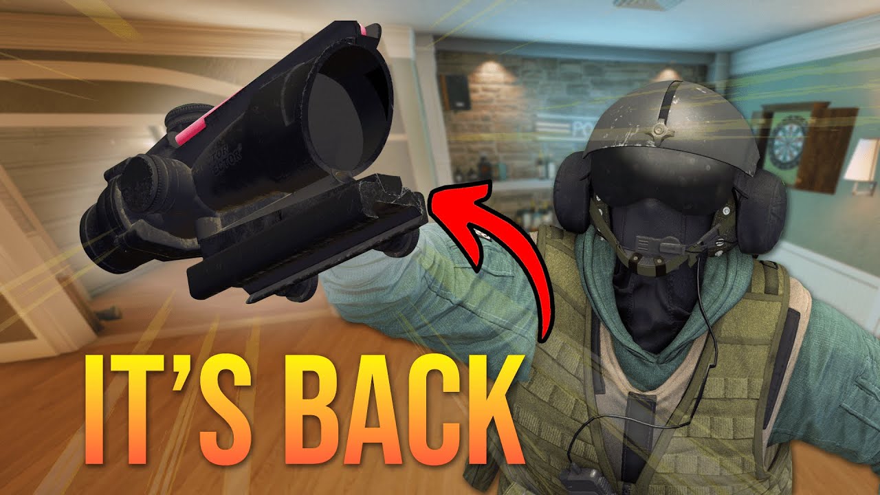 Jager NEEDS His ACOG Back Ubisoft - Rainbow Six Siege
