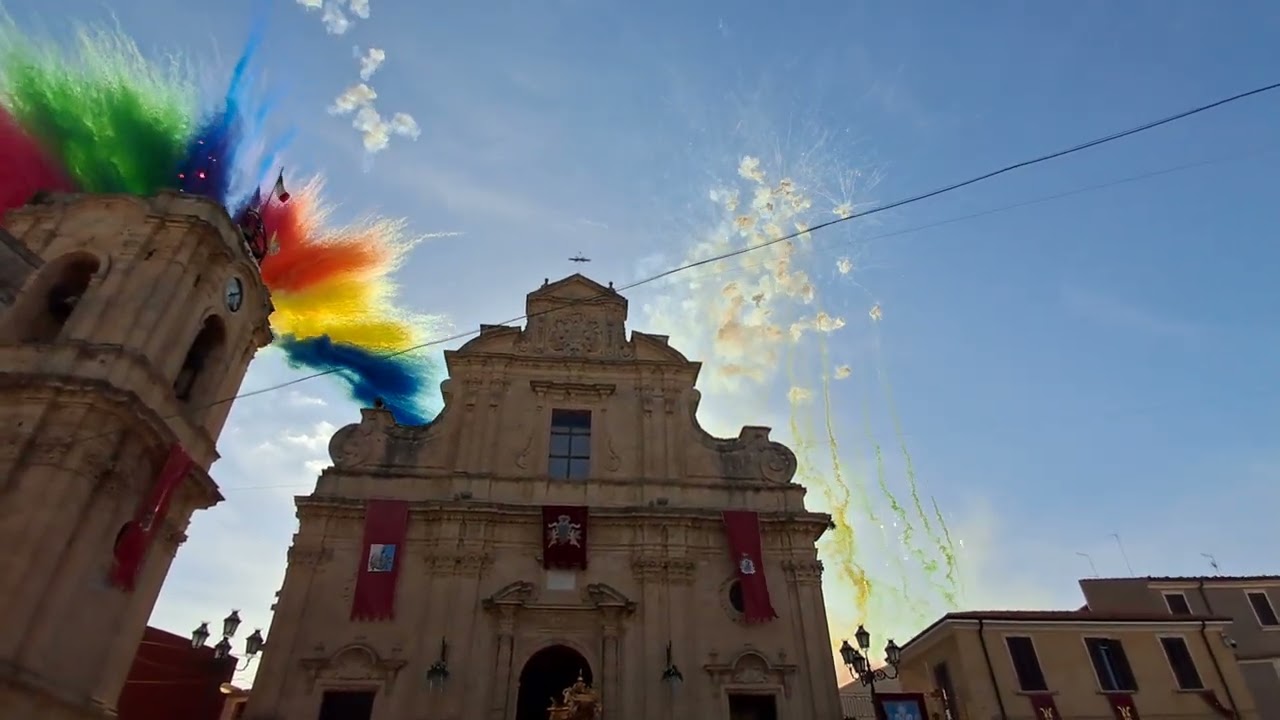 Militello 8 Settembre 2025 Trionfale Uscita Madonna della Stella e Spettacolo Pirotecnico ETNA PYRO 