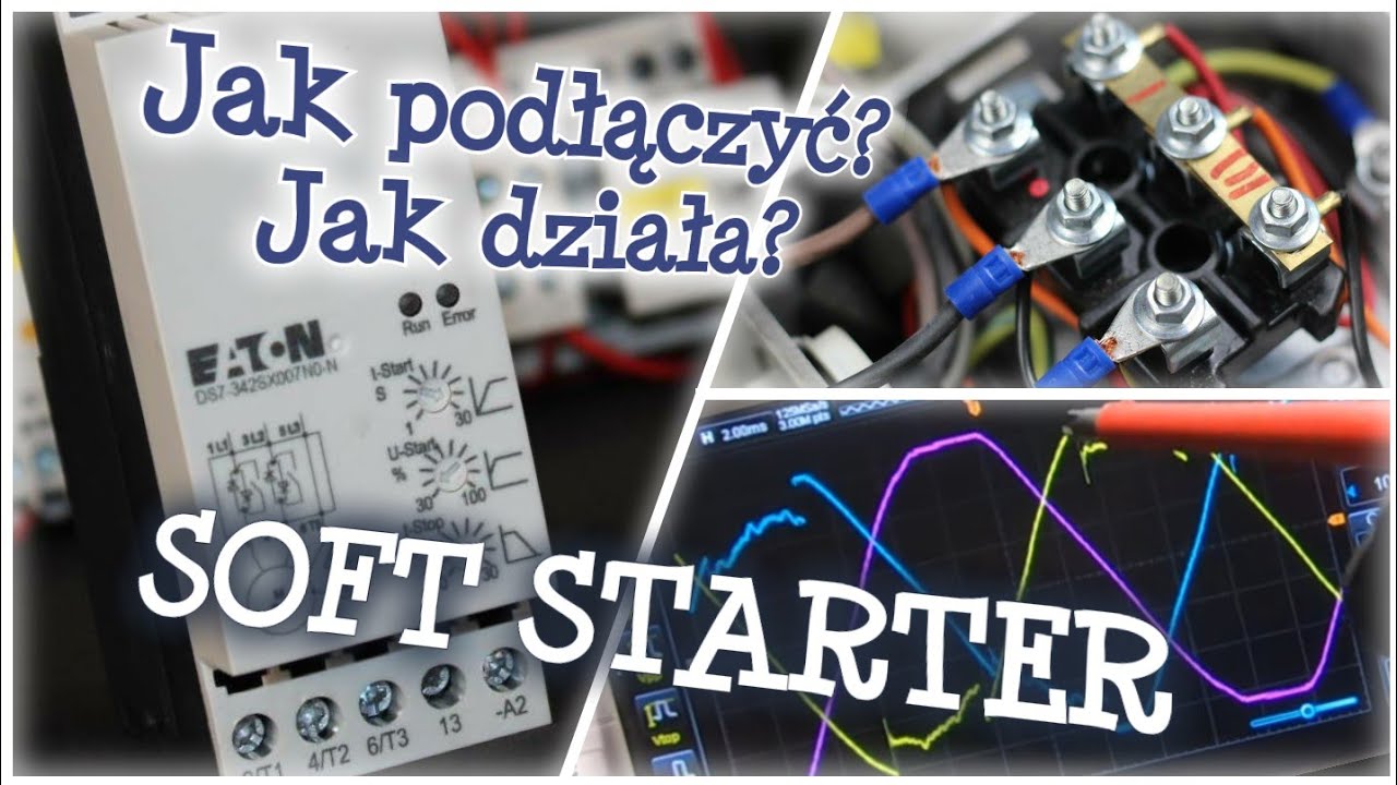 Jak działa i jak podłączyć soft starter DS7-342SX007N0-N do silnika 3 fazowego?
