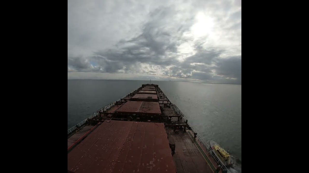 From Port of Gdynia to Port of Gdansk / Poland 🇵🇱 time lapse with Panamax vessel