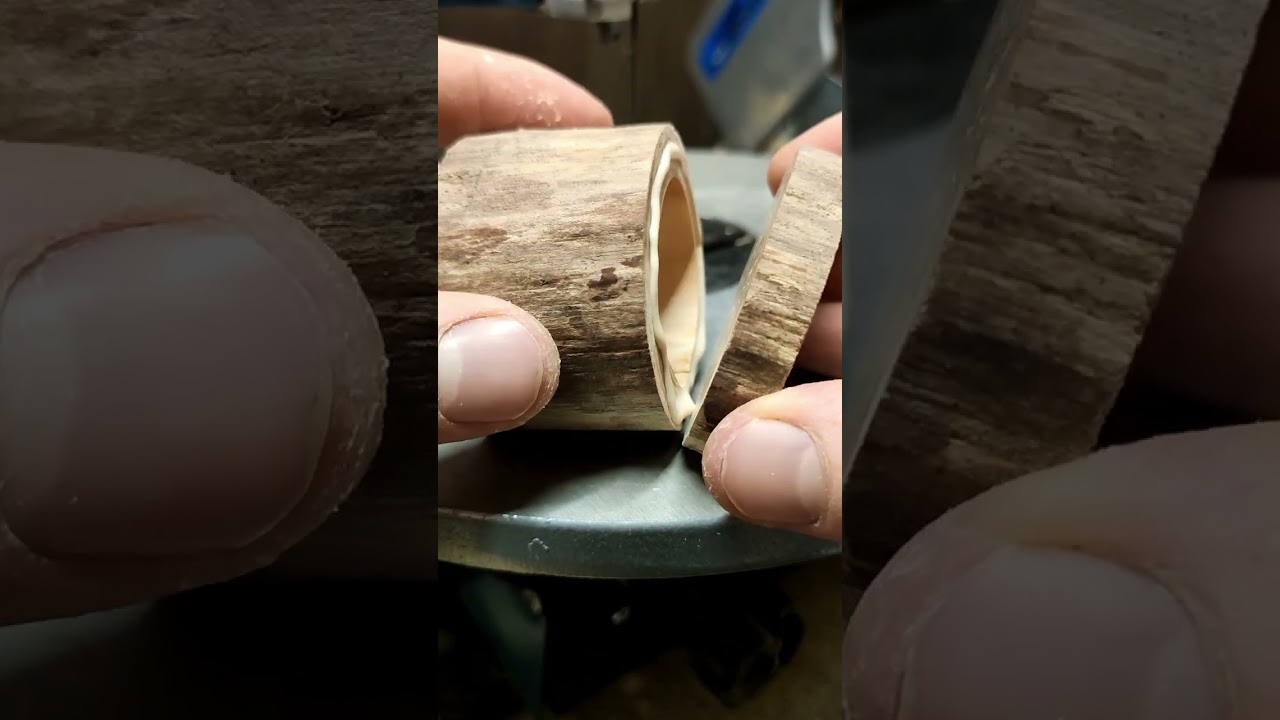 Making A Small Bandsaw Box! #shorts