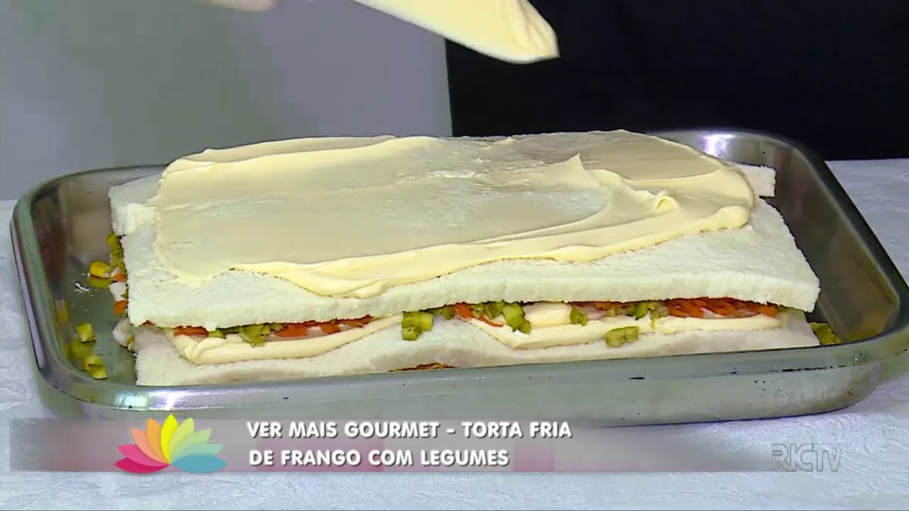Aprenda a fazer uma deliciosa Torta Fria com legumes