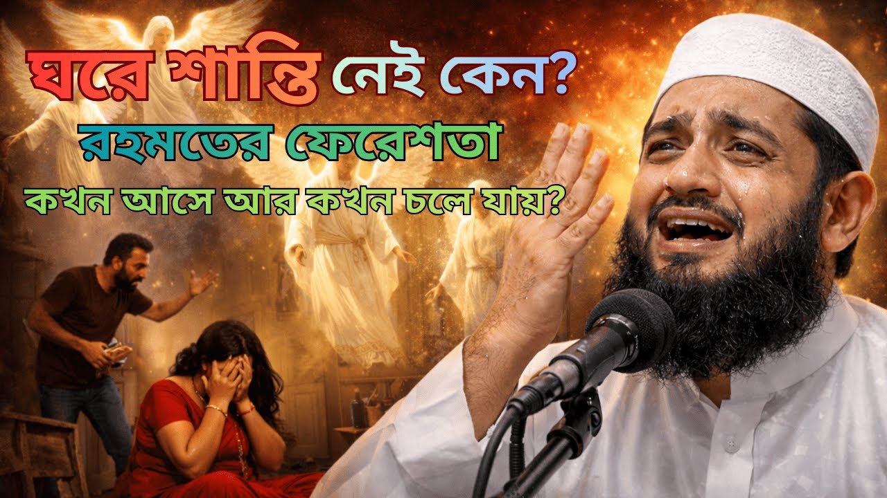 ঘরে বরকত নেই কেন? | রহমতের ফেরেশতা ঘরে এলে যে ৭টি লক্ষণ দেখা যায় | Bangla Waz