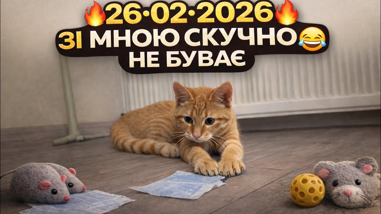 🔥26•02•2026🔥 ЗІ МНОЮ СКУЧНО НЕ БУВАЄ 😂