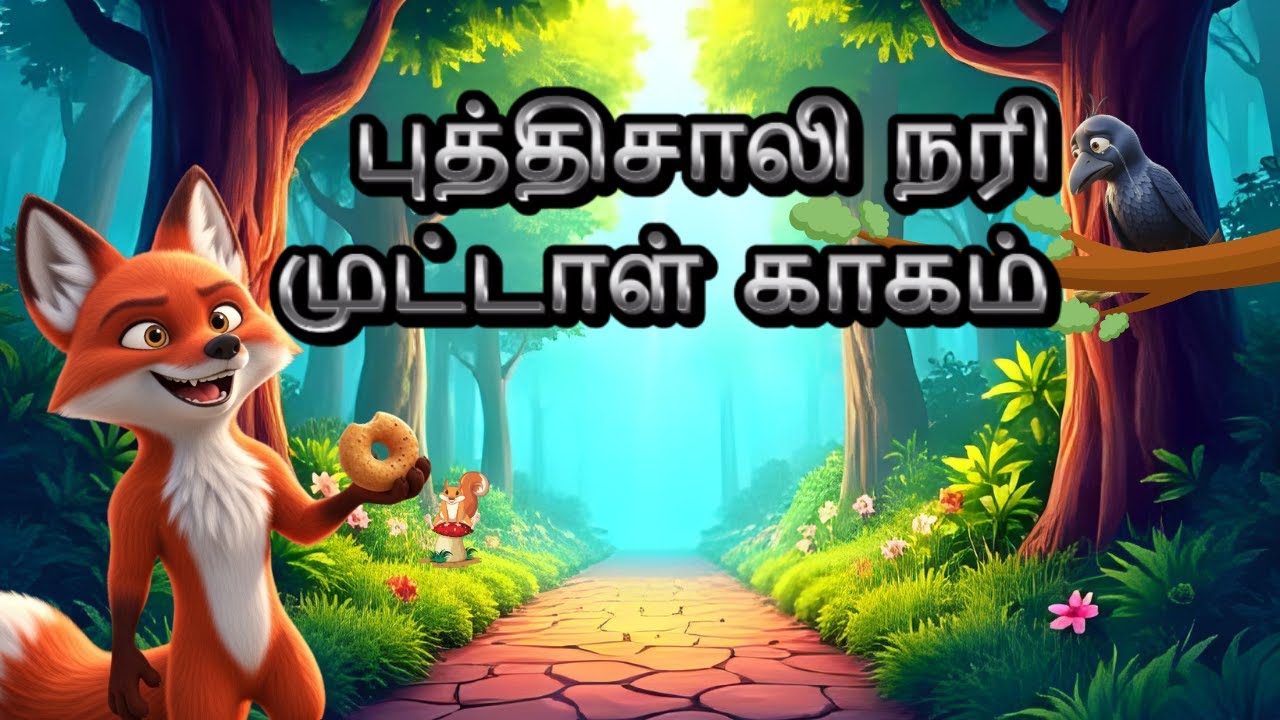 நரியின் சதி  காகம் கற்ற பாடம்