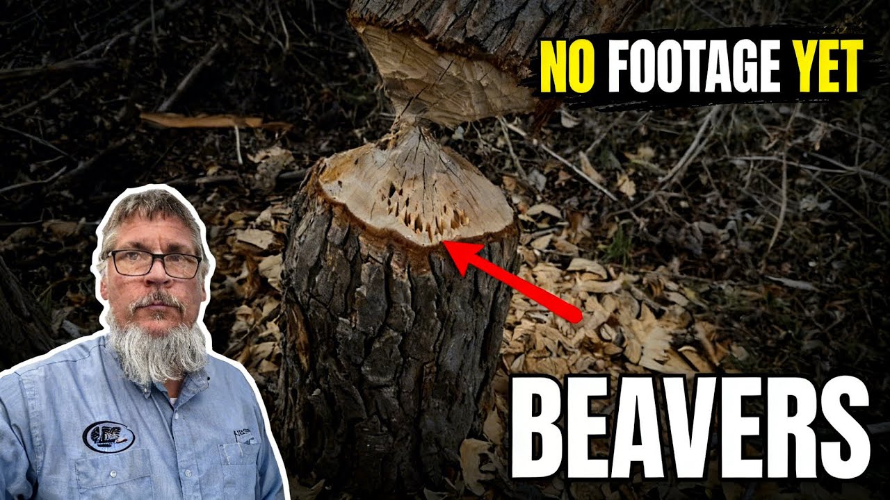Beavers moved onto our farm. I’m trying to catch them on camera. 