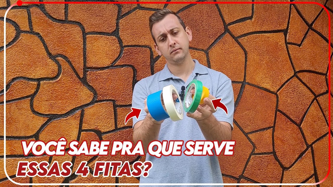 PRA QUE SERVE CADA TIPO DE FITA - O SEGREDO QUE OS PINTORES NÃO CONTAM!