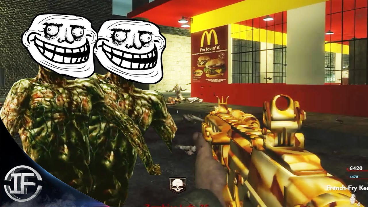 INCREÍBLE MAPA!!  SUPER ZOMBIES EN EL MCDONALDS - CUSTOM MAP - COD WAW